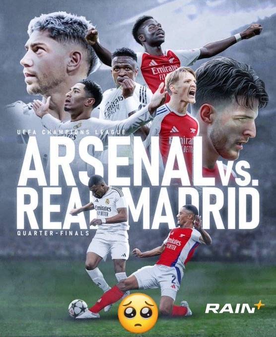 DeepSeek预测欧冠阿森纳vs皇马:枪手2-1小胜,或1-1战平皇马